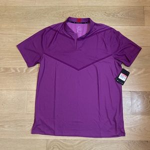 Nike Purple Mens Golf Shirt: Tiger Woods Collection